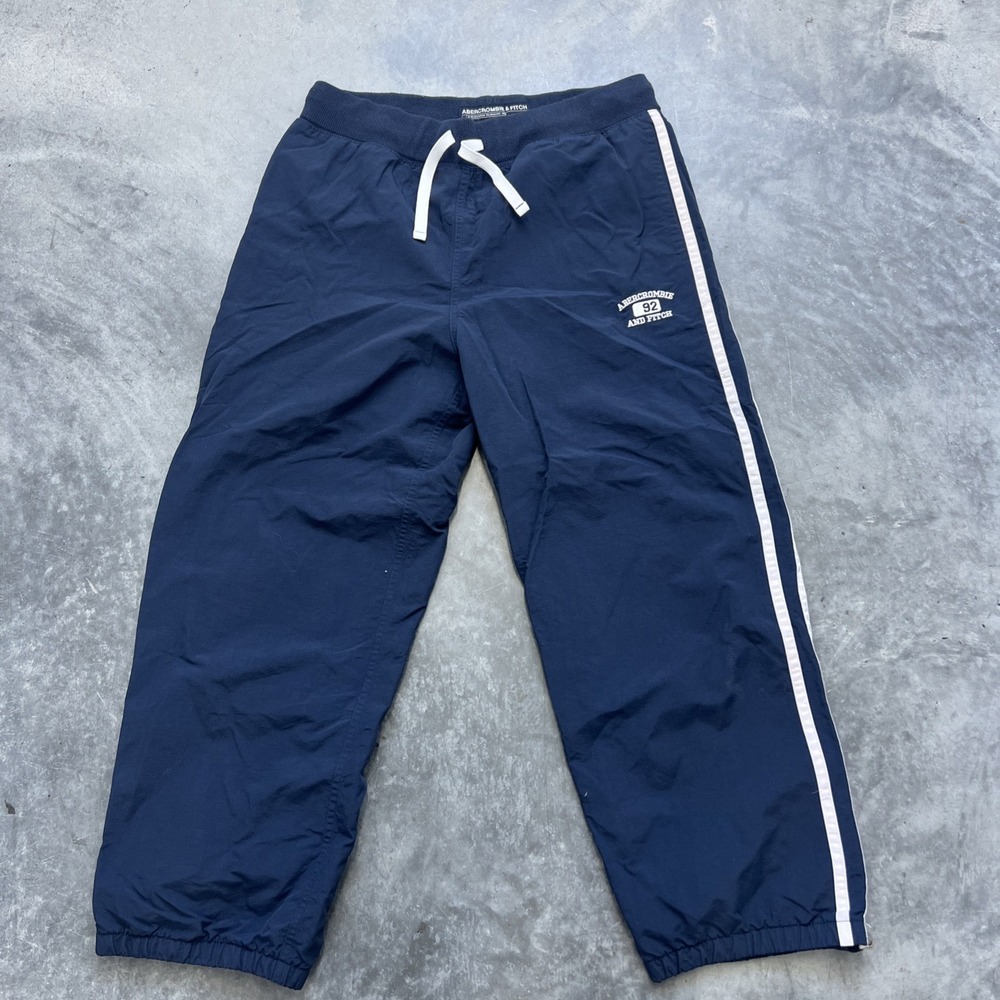 Abercrombie & Fitch Sized Oversize Joggers Blue Y2K  Drawstring‎